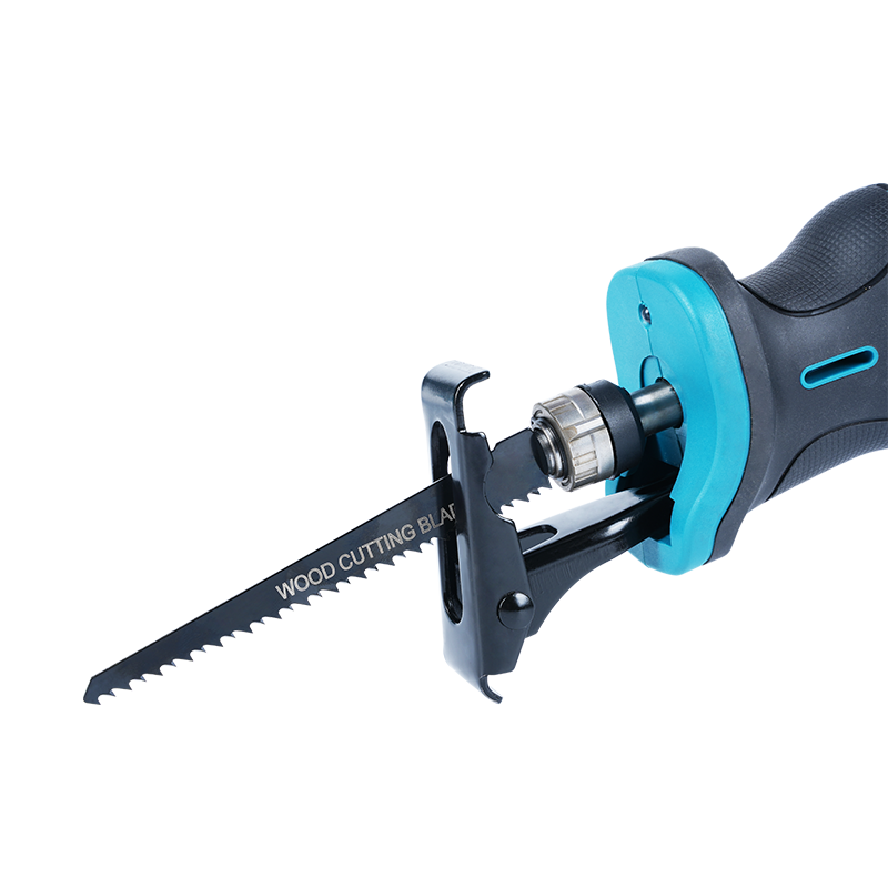 Sierra alternativa con batería de litio de alta capacidad ZY9201 de 12 V con motor de alta capacidad, mandril autoajustable y mango forrado en cuero suave.
