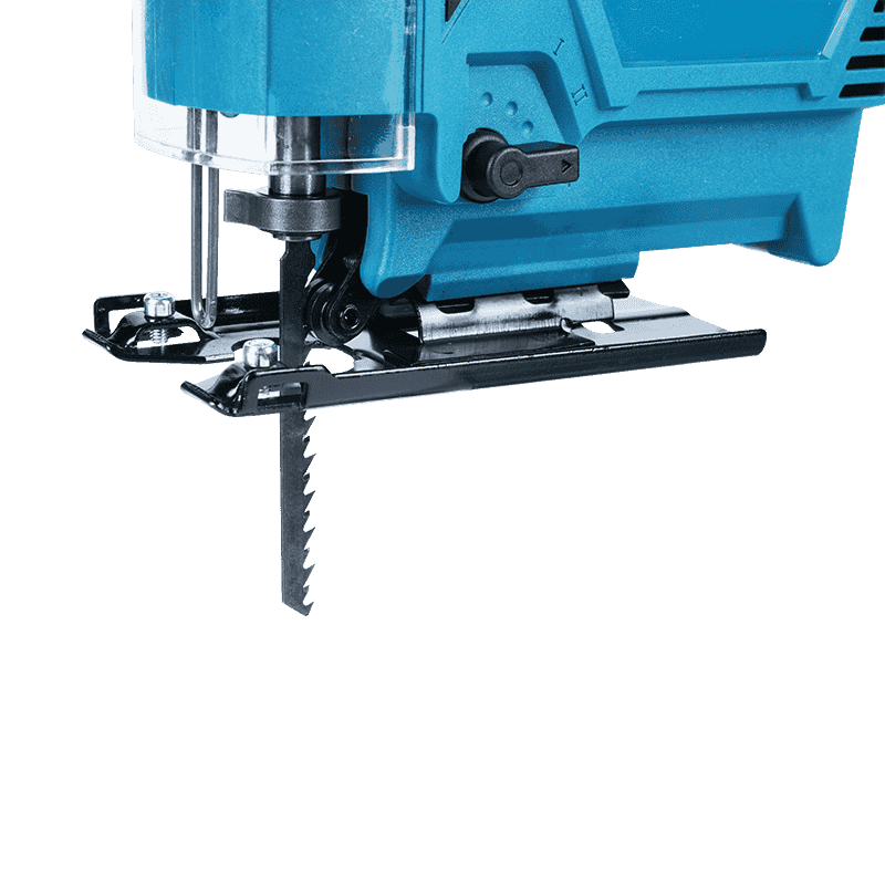 Sierra de calar de litio ZY9101 de 21 V, máquina cortadora de velocidad variable. Adecuado para cortar madera y metal en bancos de trabajo fijos, con capacidad de corte en ángulo ajustable.