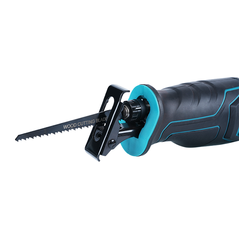 Sierra alternativa ZY11501 de 750 W con mandril autoajustable de aleación. Mango forrado en piel suave.