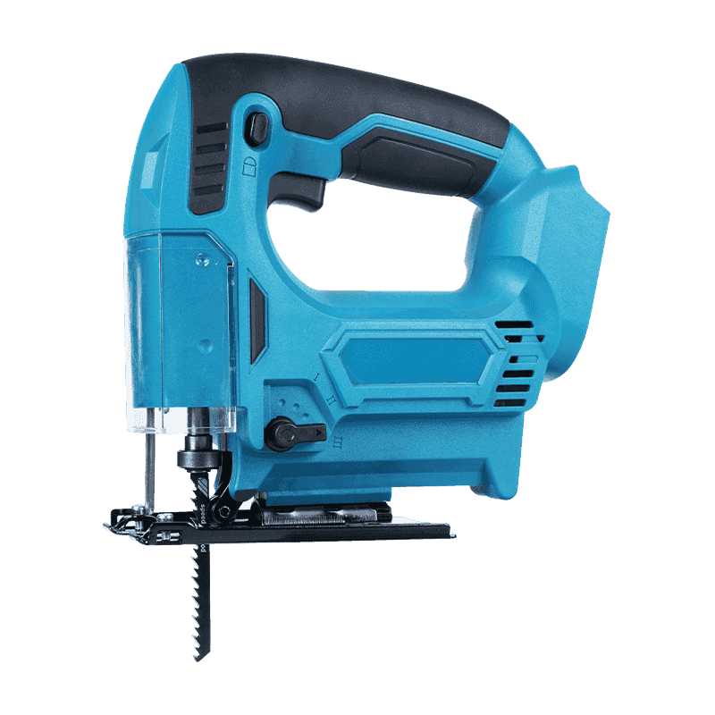 Sierra de calar de litio ZY9101 de 21 V, máquina cortadora de velocidad variable. Adecuado para cortar madera y metal en bancos de trabajo fijos, con capacidad de corte en ángulo ajustable.