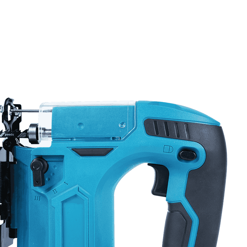 Sierra de calar de litio ZY9101 de 21 V, máquina cortadora de velocidad variable. Adecuado para cortar madera y metal en bancos de trabajo fijos, con capacidad de corte en ángulo ajustable.
